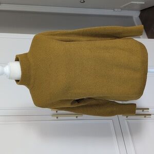 Chelsea & Theodore Golden Knit Hight Neck Sweater XS